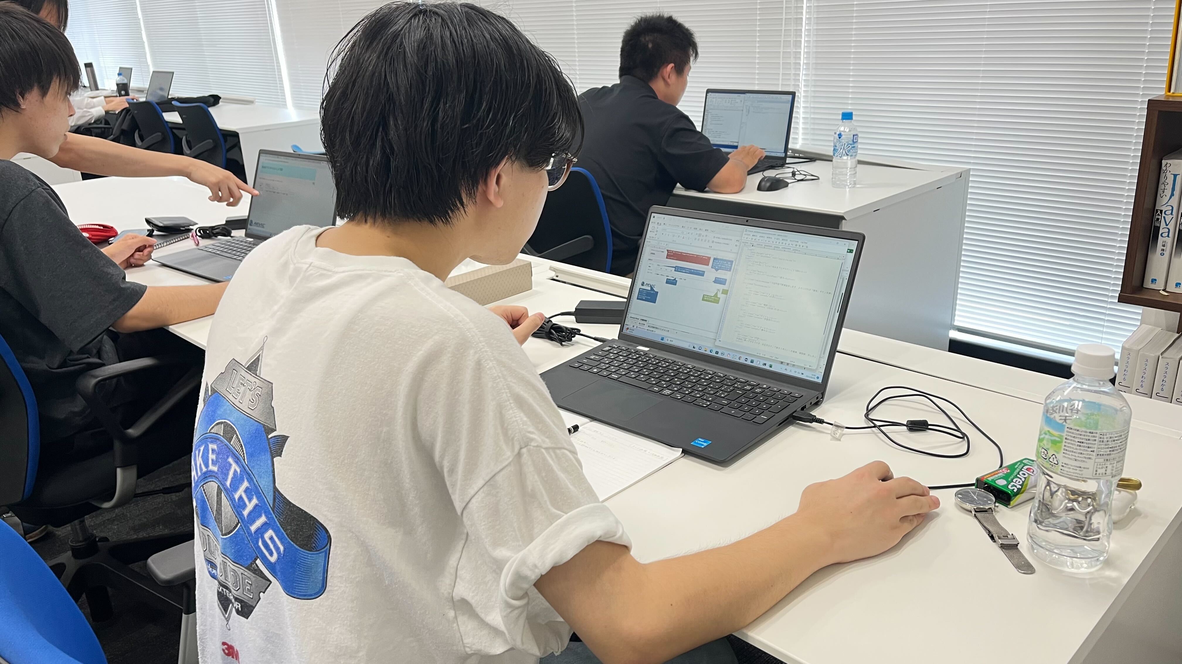インタビュー風景