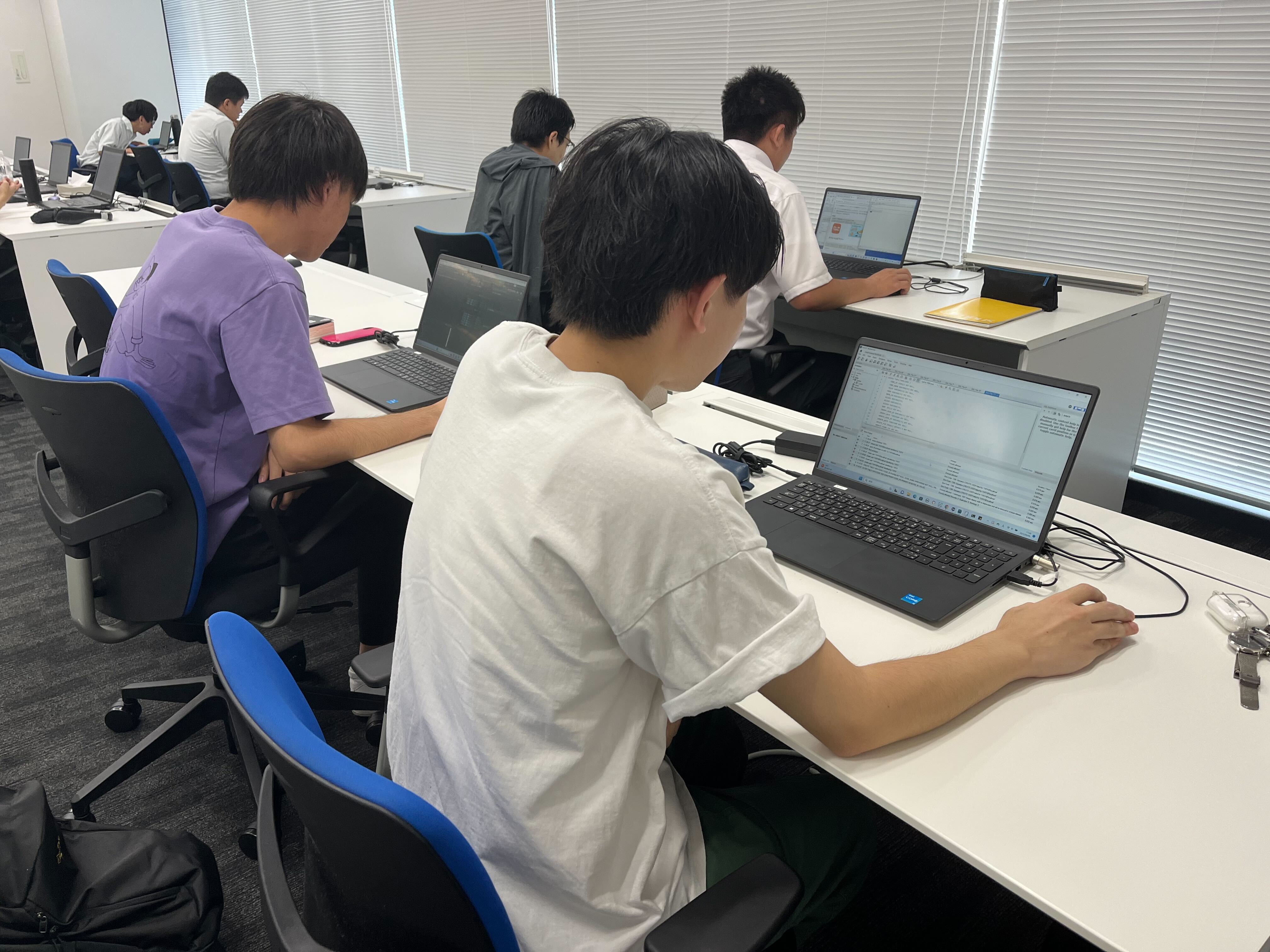インタビュー風景