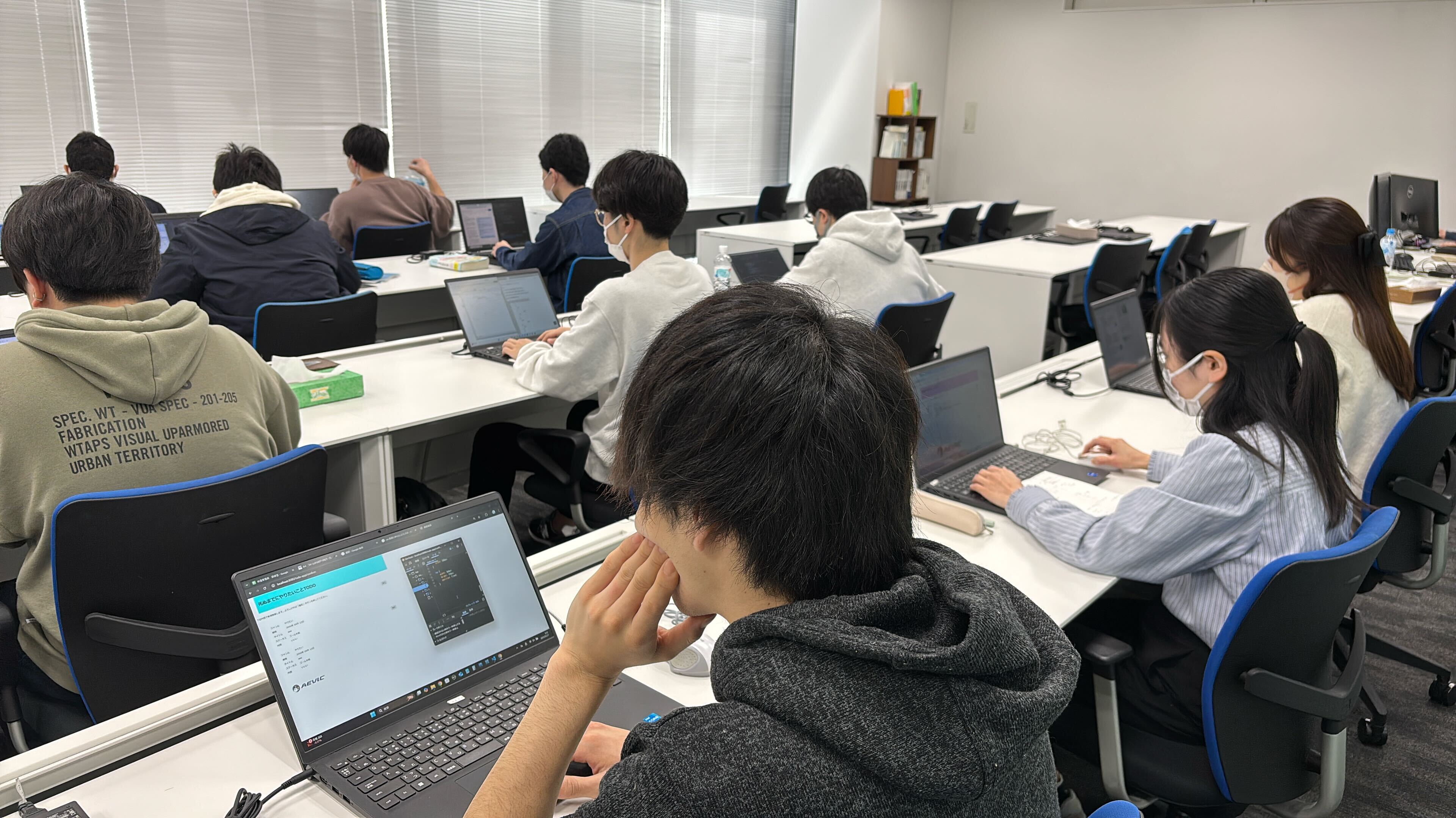 インタビュー風景