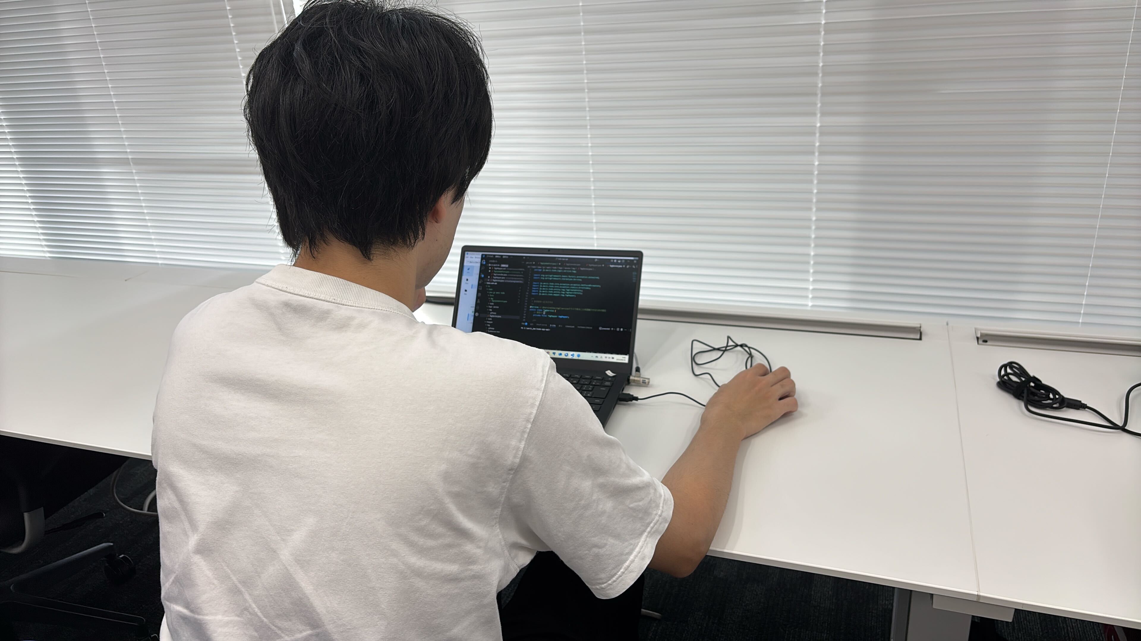 インタビュー風景