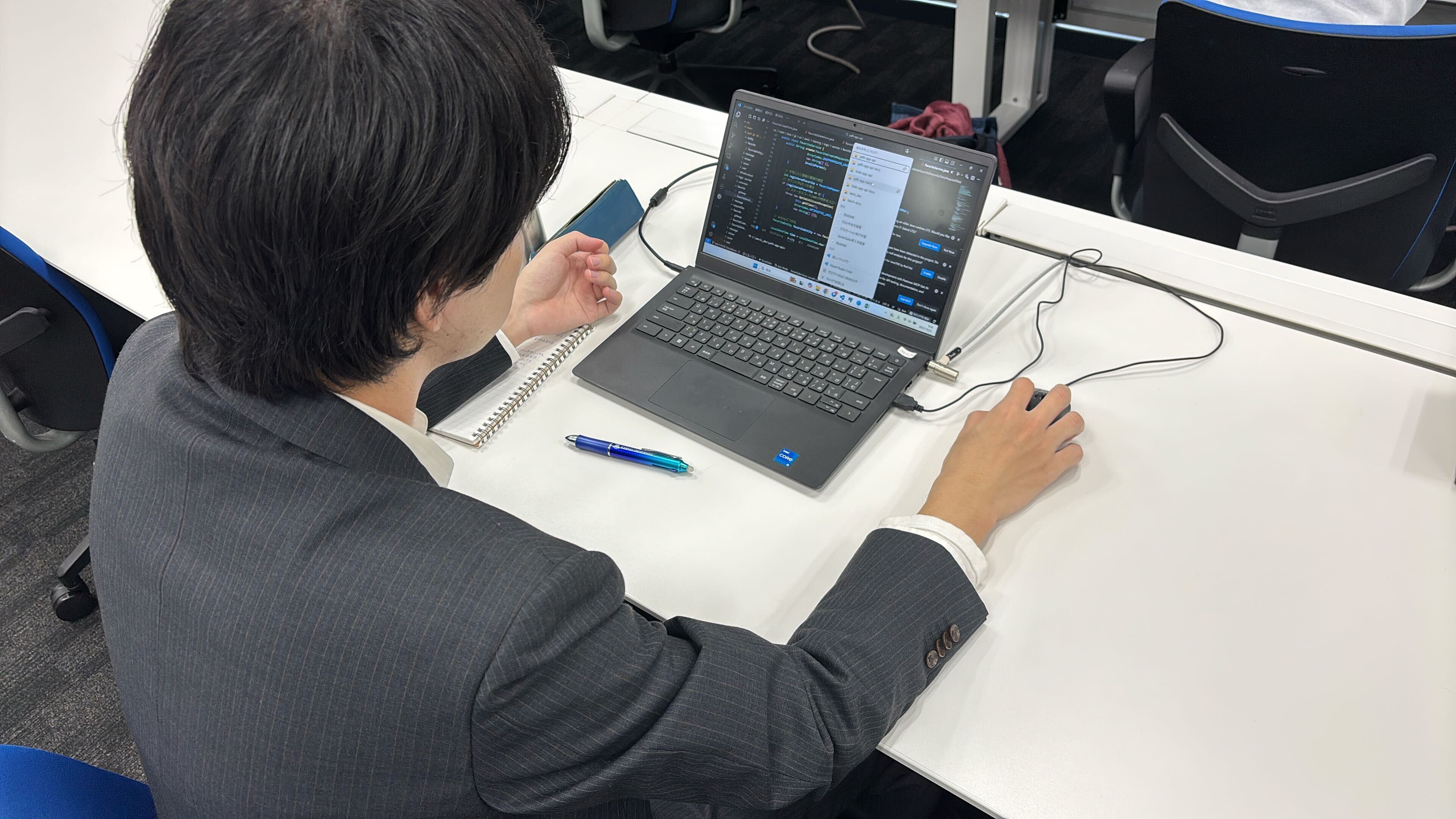 インタビュー風景