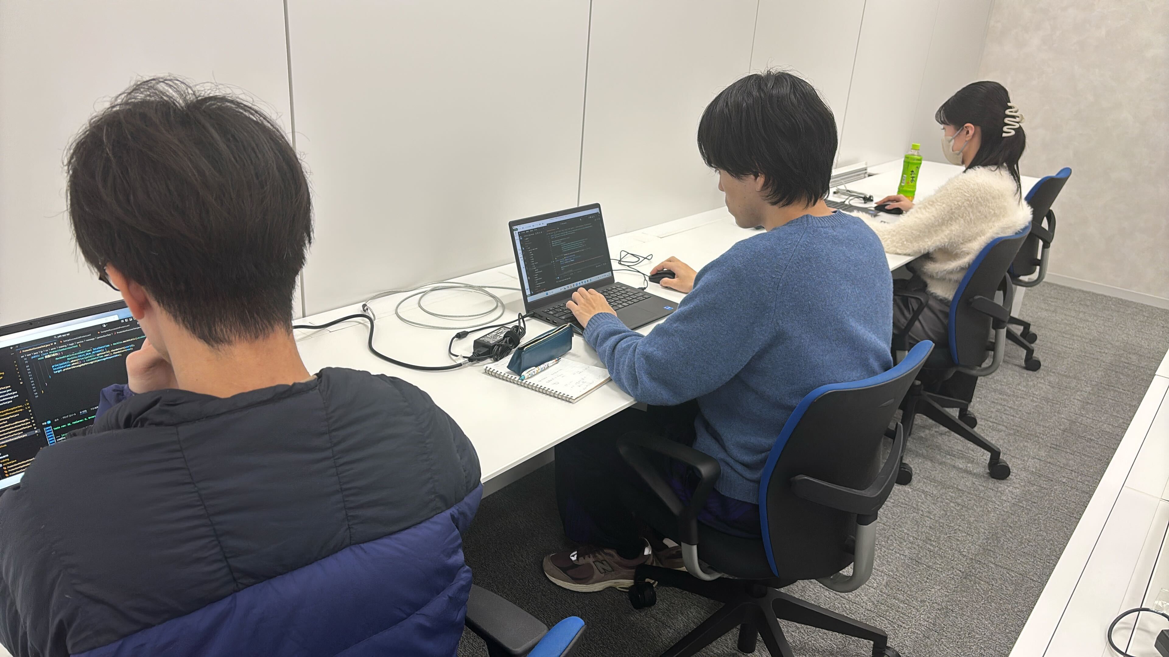 インタビュー風景