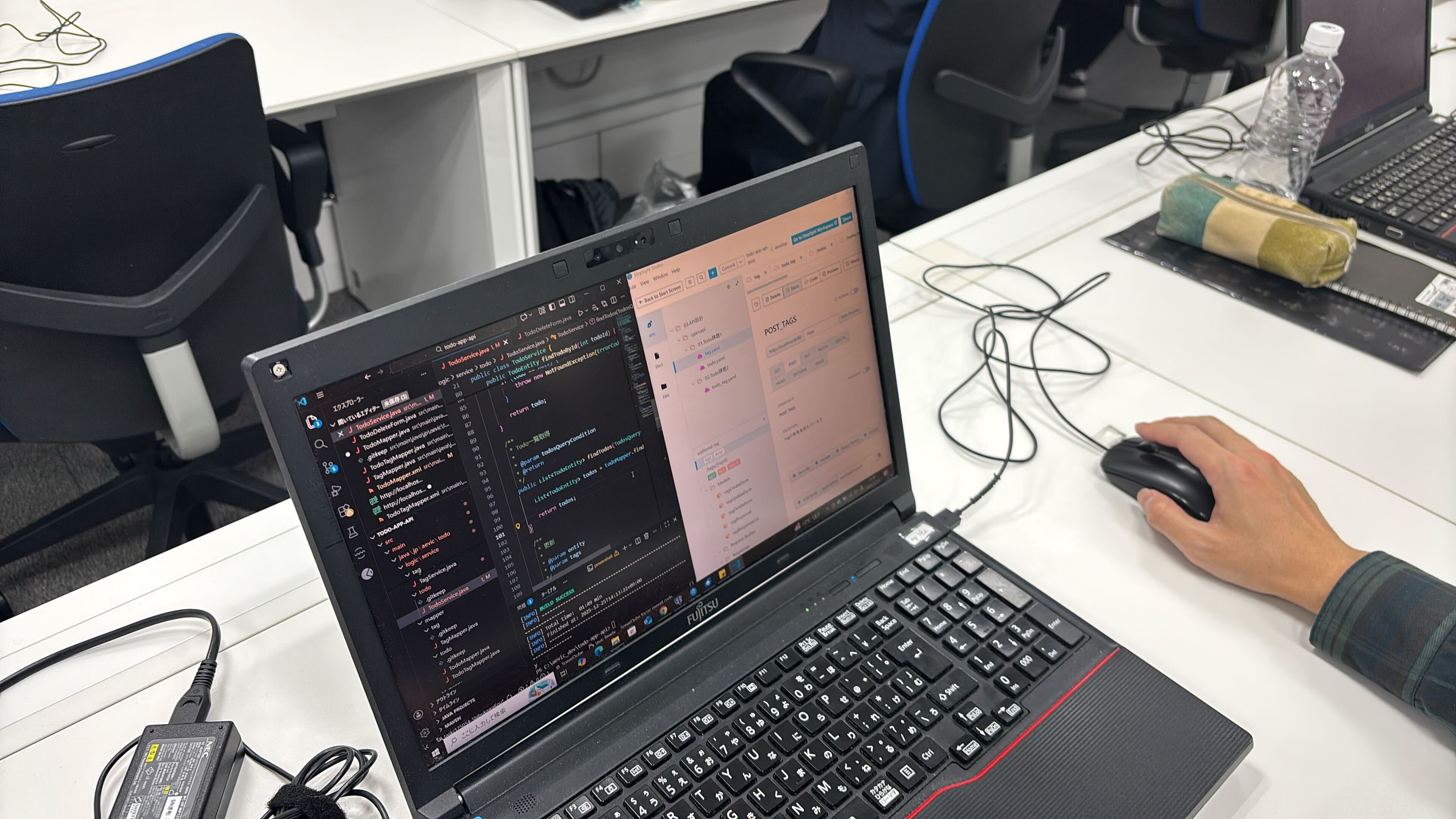 インタビュー風景