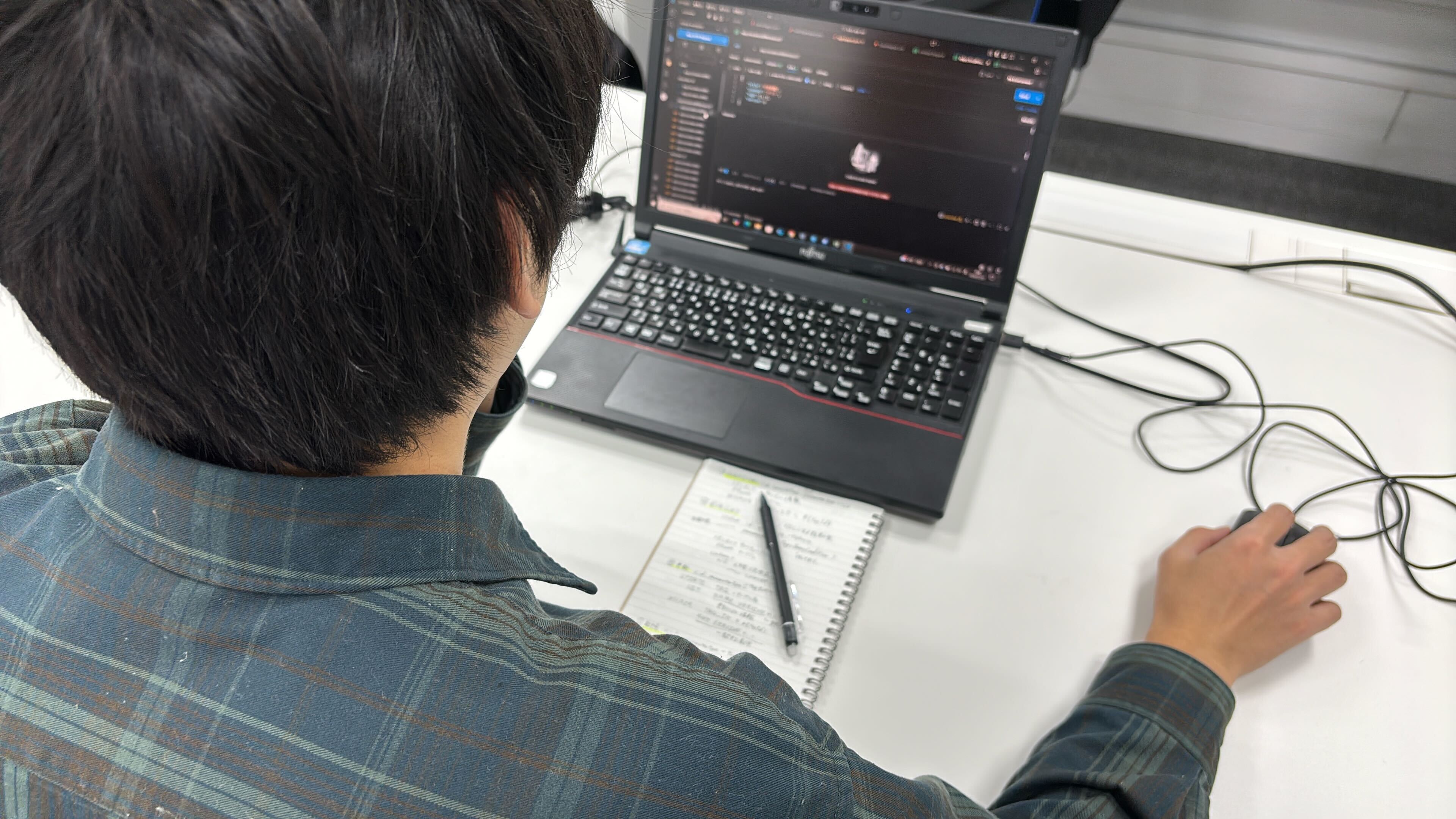 インタビュー風景