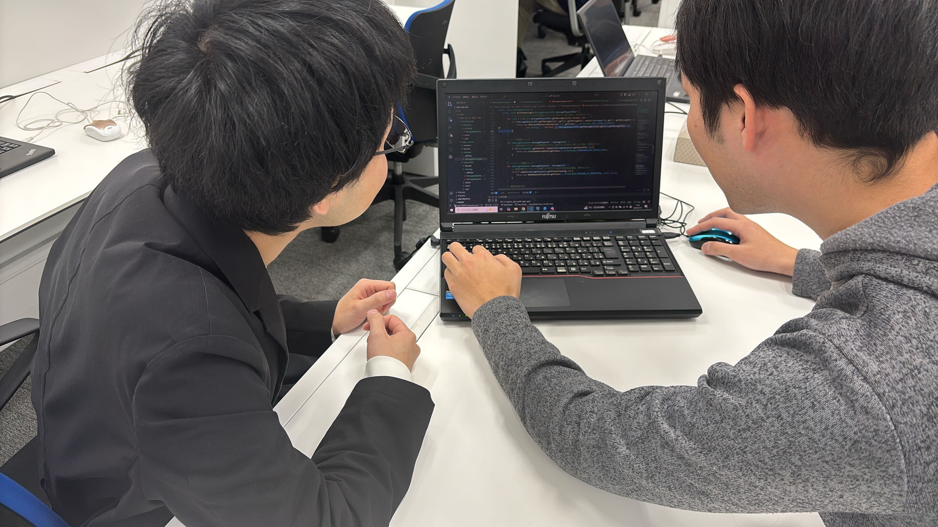 インタビュー風景