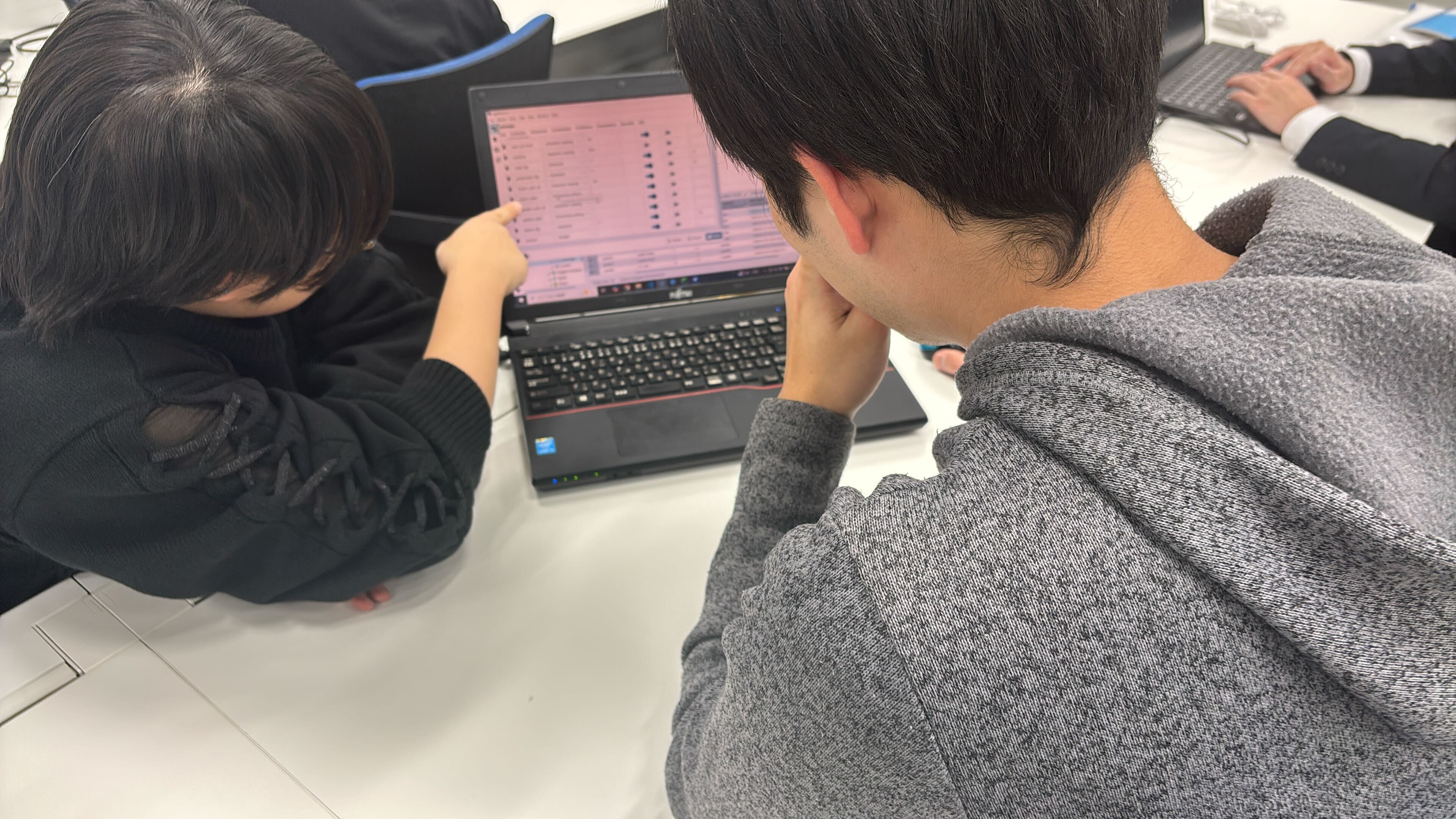 インタビュー風景