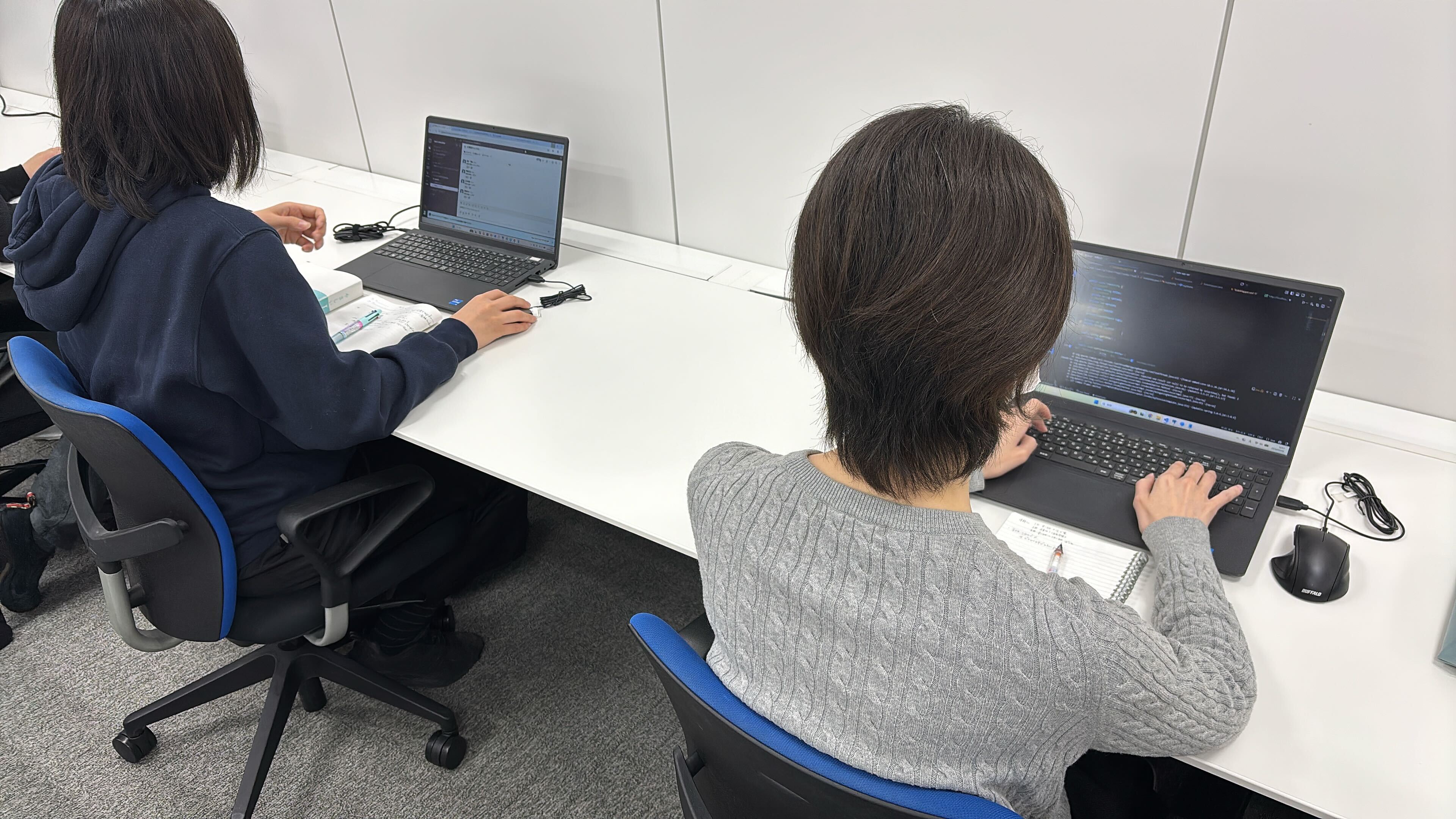 インタビュー風景